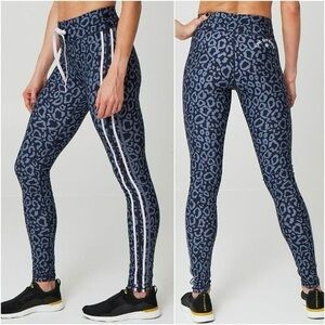 The Upside x SoulCycle Cheetah print mid rise leggings
